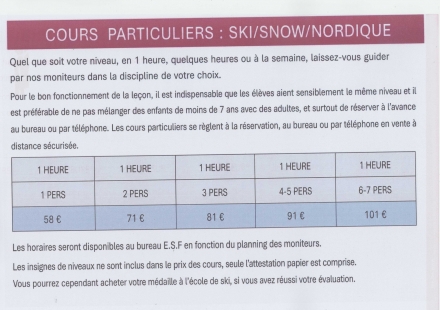 - ESF Le Revard